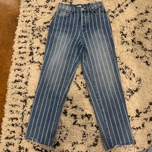 pacsun high rise straight leg jean
